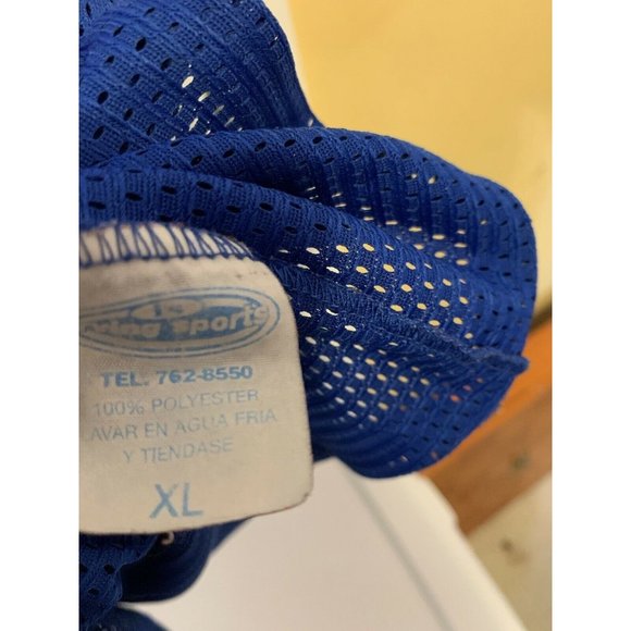 Club Deportivo 90 CAMISETA T SHIRT Baseball Jersey A Ferret No 44 Blue Red Sz XL - Picture 2 of 6